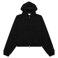Kid's Fleece Zip-Up Hoodie - Jet Black