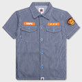 Kid's Hickory Baby Milo Patch S/S Shirt - Navy