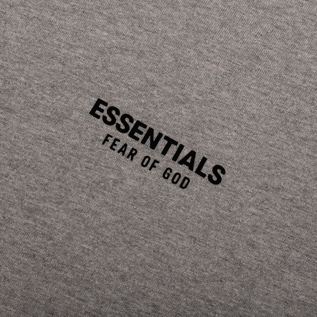 Kid's Jersey Crewneck Tee- Heather Gray