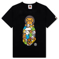 Kid's Milo All Friends Milo on Ape Head Tee - Black