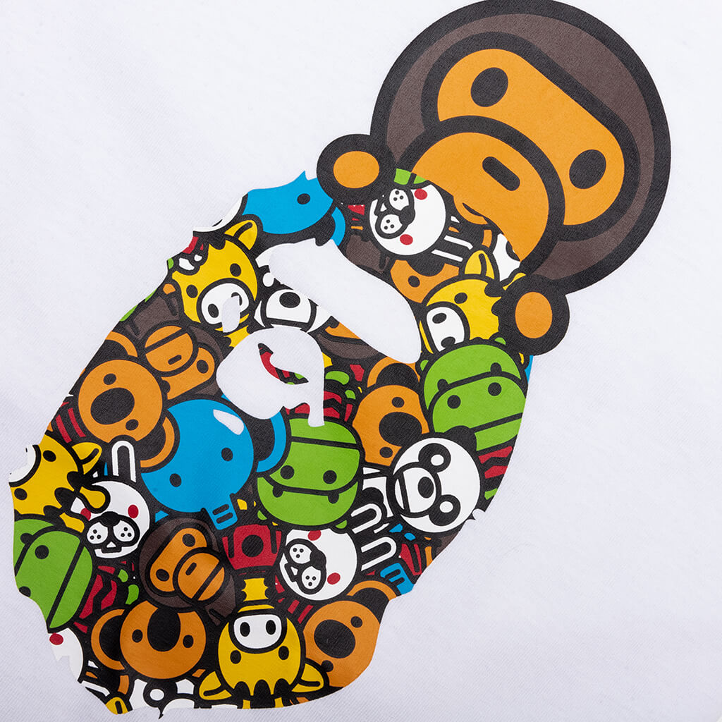 Kid's Milo All Friends Milo on Ape Head Tee - White