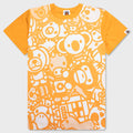 Kid's Milo All Safari Print Tee - Orange
