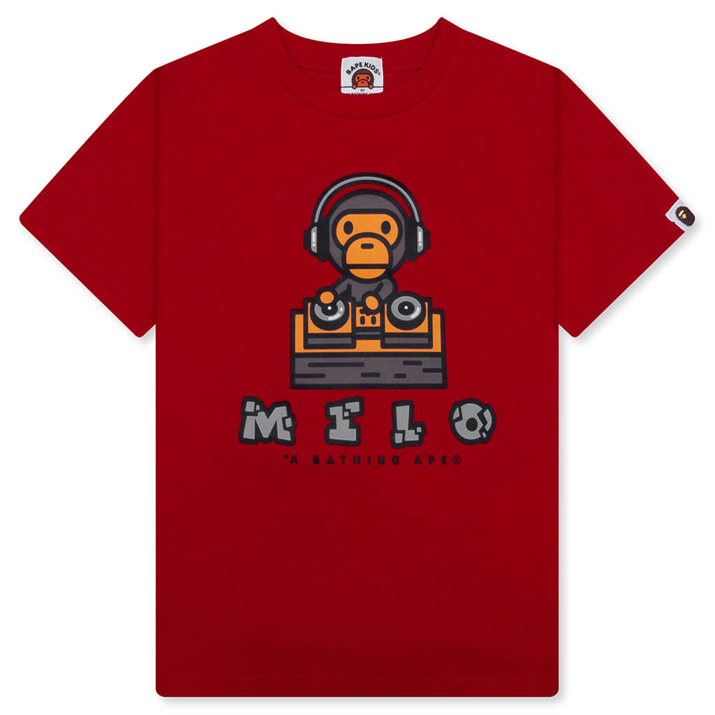Kid's Milo DJ Tee - Red