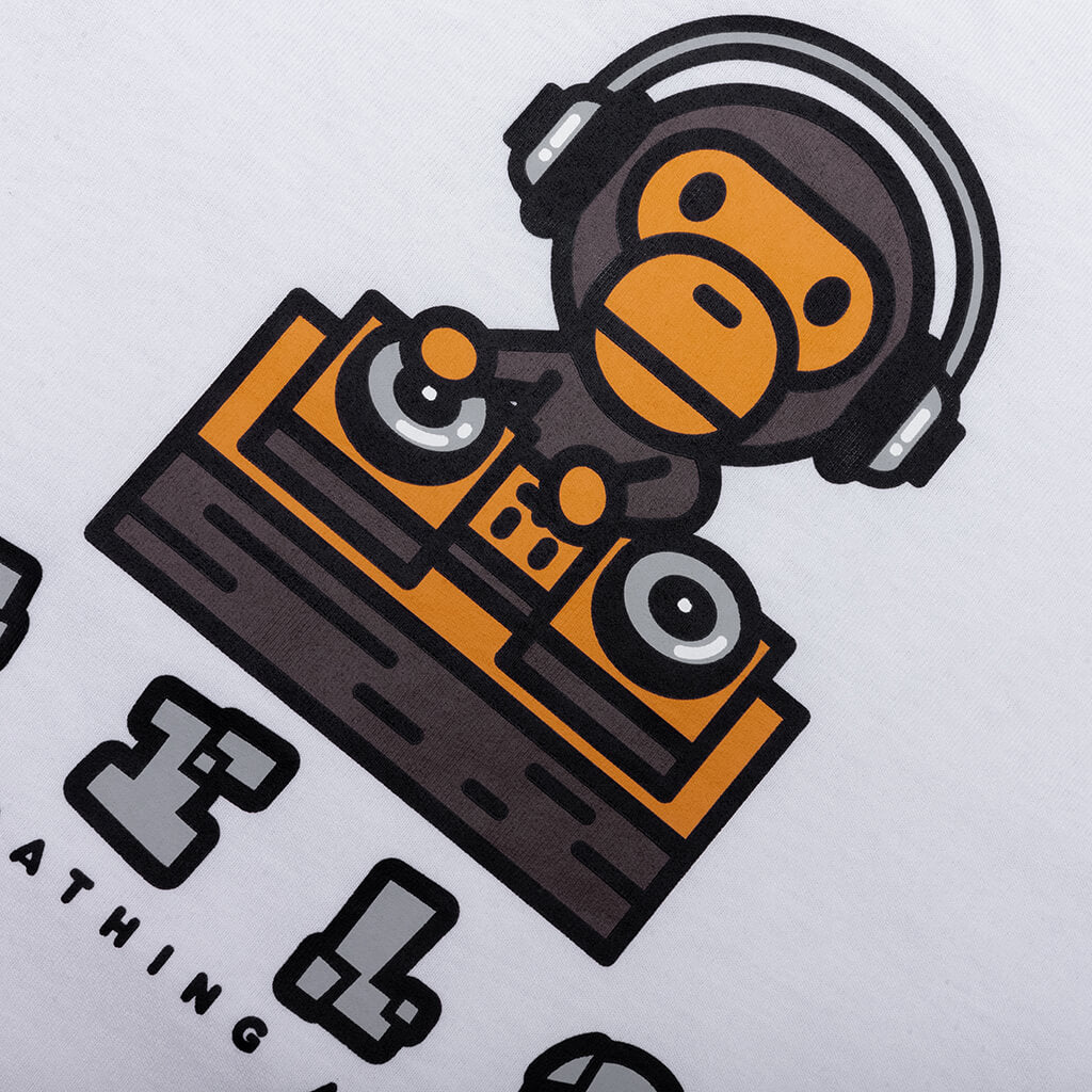 Kid's Milo DJ Tee - White