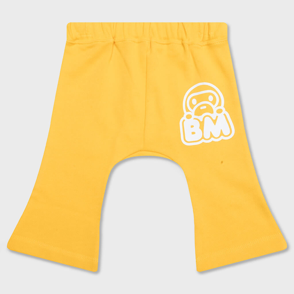Kid's Milo Face Baby Pants - Yellow