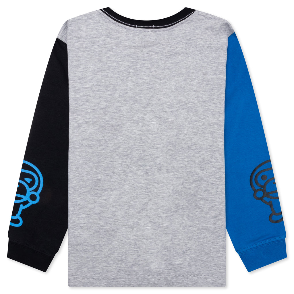 Kid's Multi Baby Milo L/S Tee - Gray