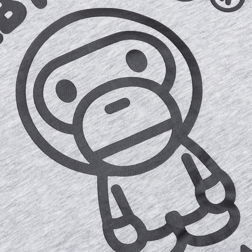 Kid's Multi Baby Milo L/S Tee - Gray