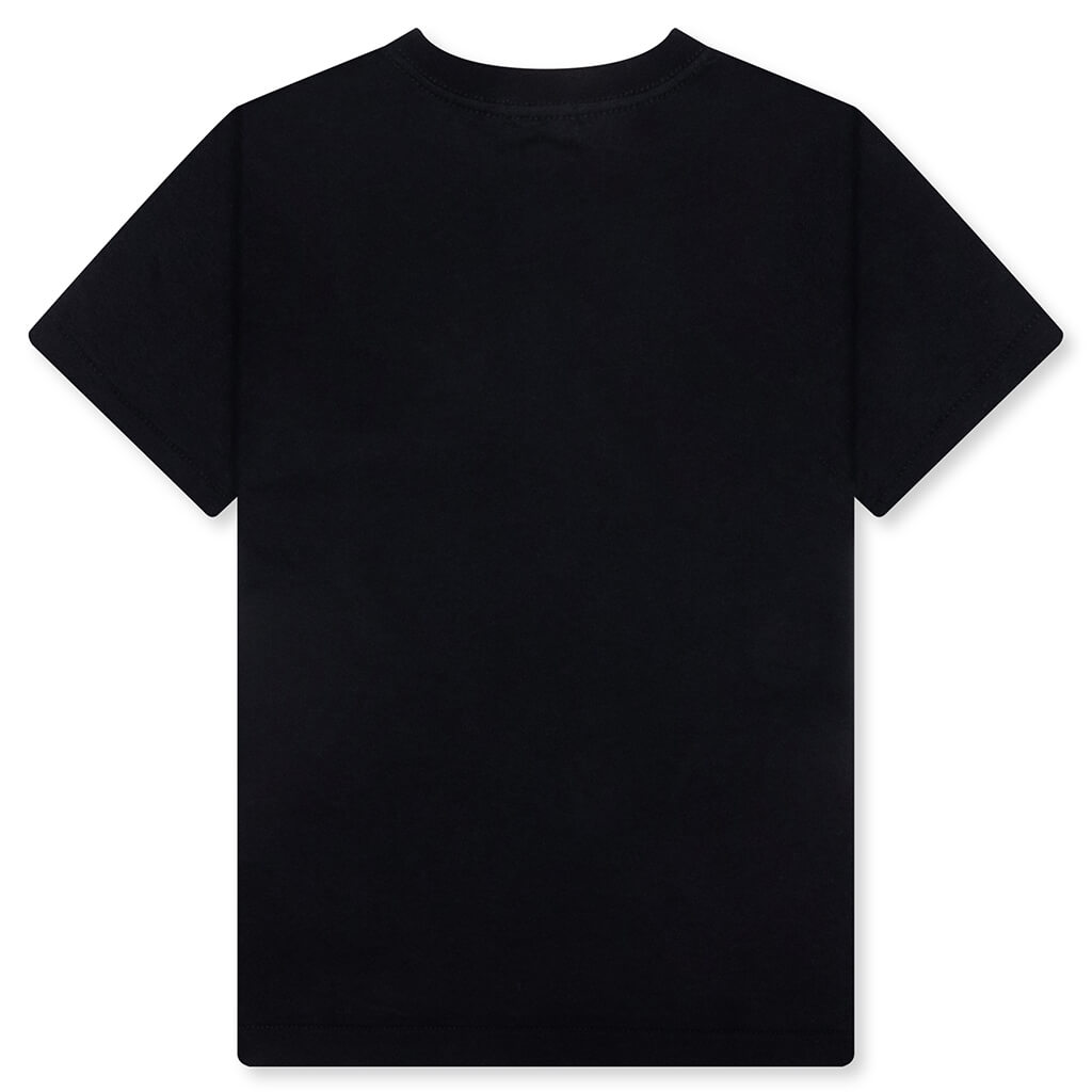 Kid's Neon Camo College Tee - Black