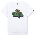 Kid's Shark Milo on Bape Tee - White/Green