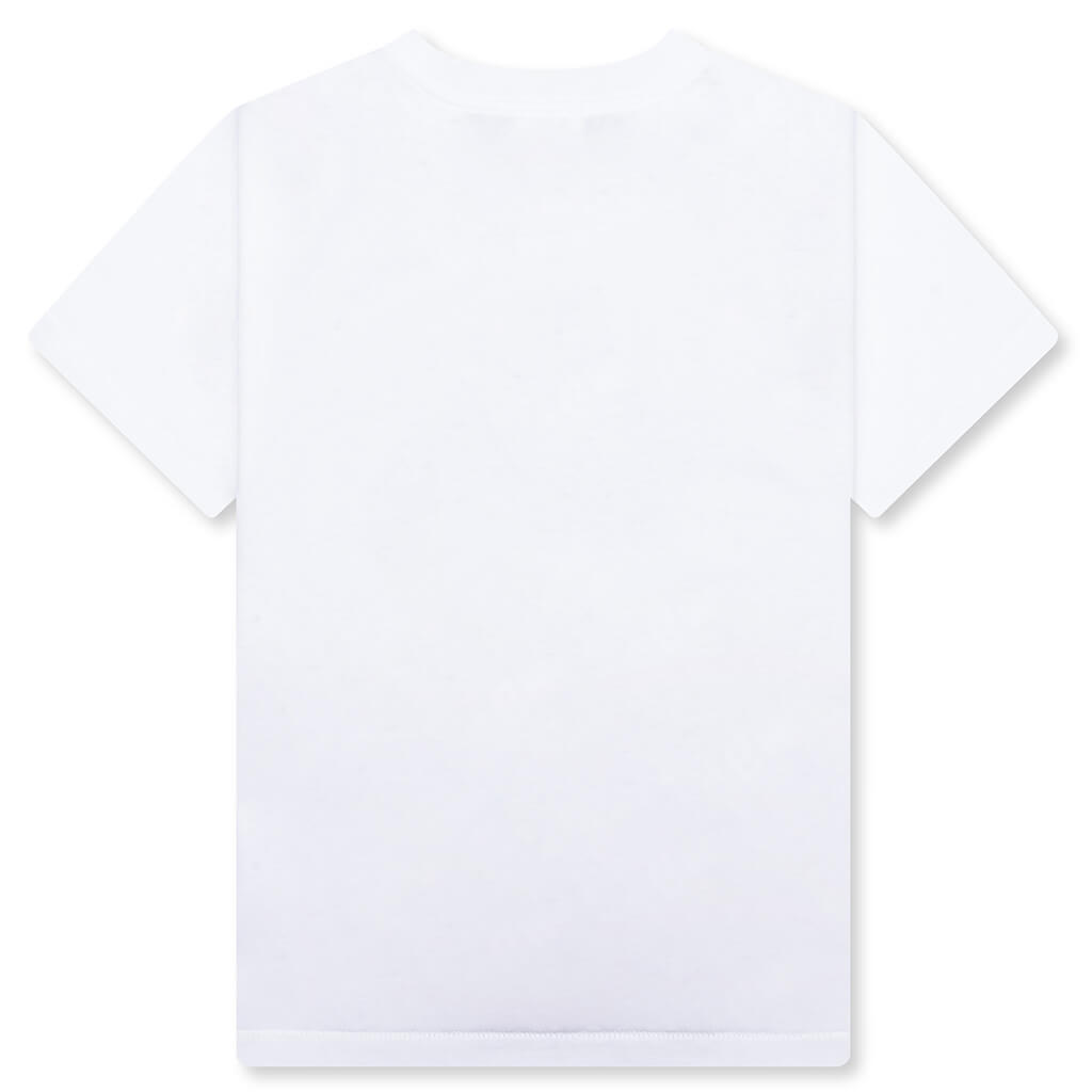 Kid's Shark Milo on Bape Tee - White/Green