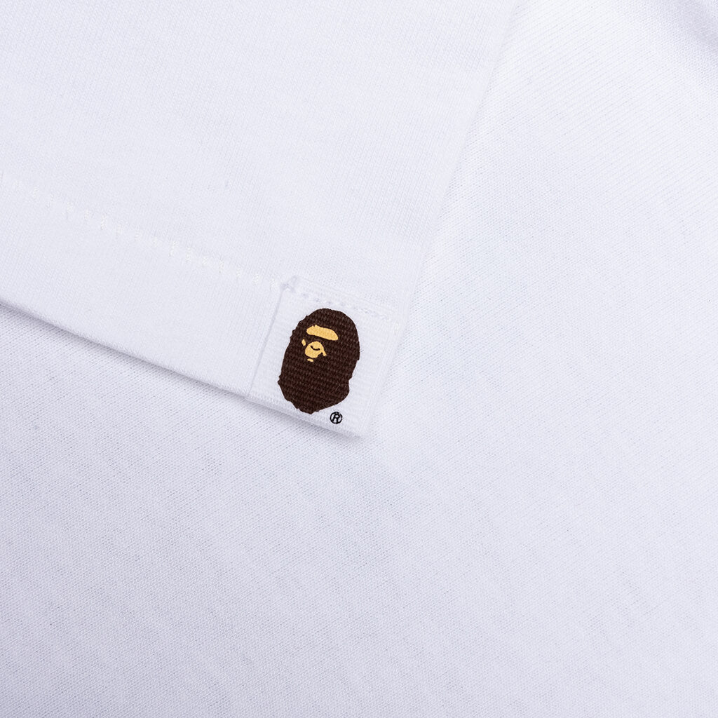 Kid's Shark Milo on Bape Tee - White/Green
