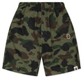 Kids 1st Camo One Point Beach Shorts - Green