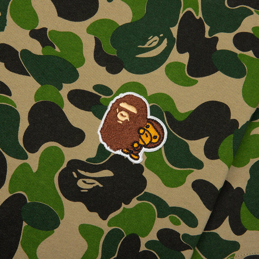 Kids ABC Camo Ape & Milo One Point Tee - Green