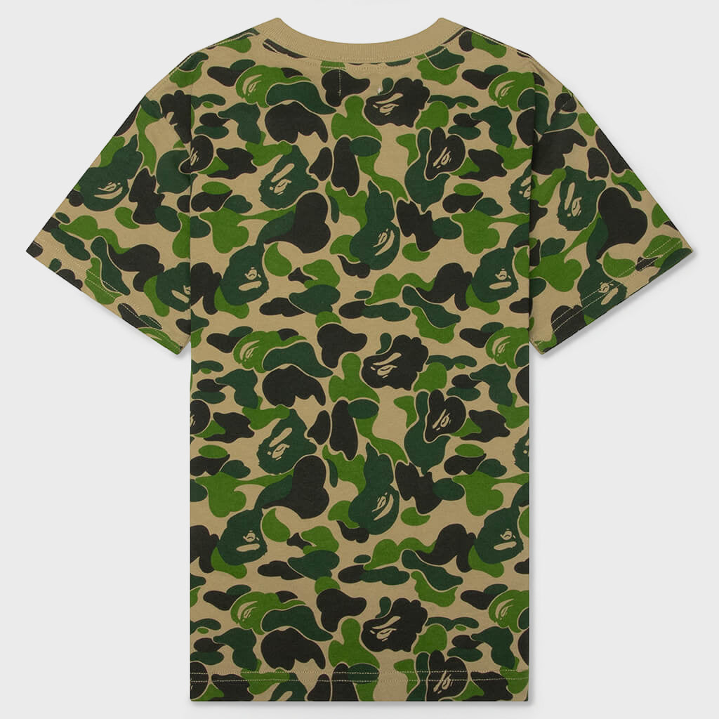 Kids ABC Camo Ape & Milo One Point Tee - Green