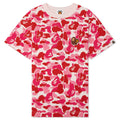 Kids ABC Camo Ape & Milo One Point Tee - Pink
