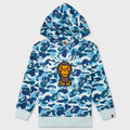Kids ABC Camo Baby Milo Pullover Hoodie - Blue