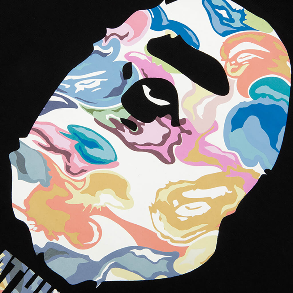 Kids Art Camo By Bathing Ape Tee - Black