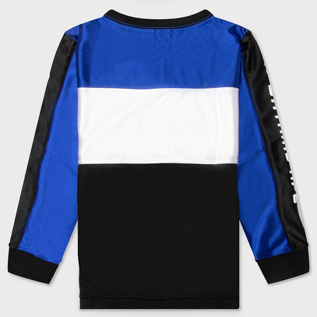Kids BAPE Mesh L/S Tee - Blue