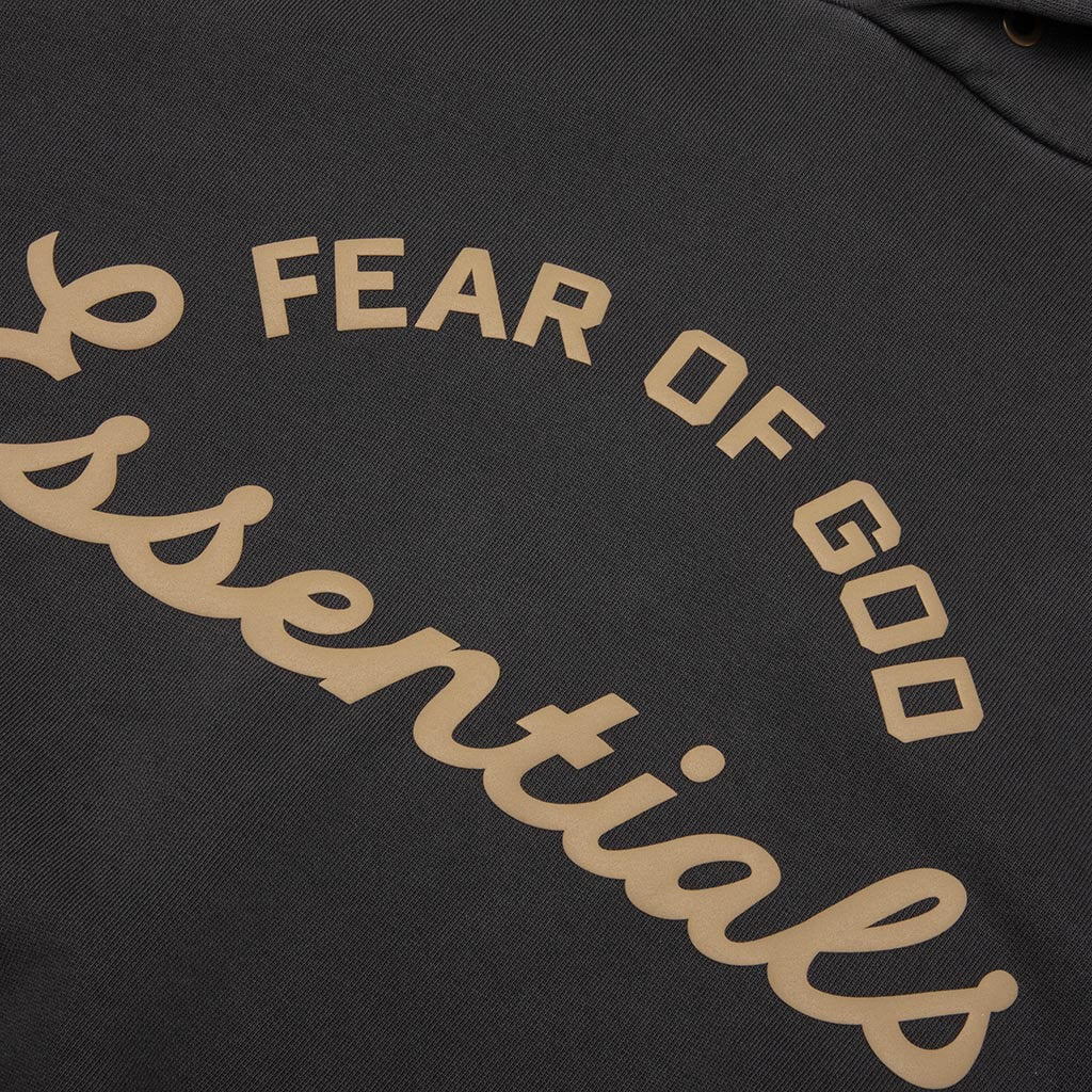 Kids Training 90s Hoodie - Faded Black