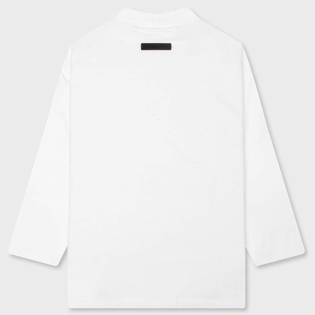 Kids Classic Long Sleeve Tee - Bright White