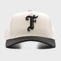 Kids 9FORTY A-Frame Snapback Old English F - Chalk White