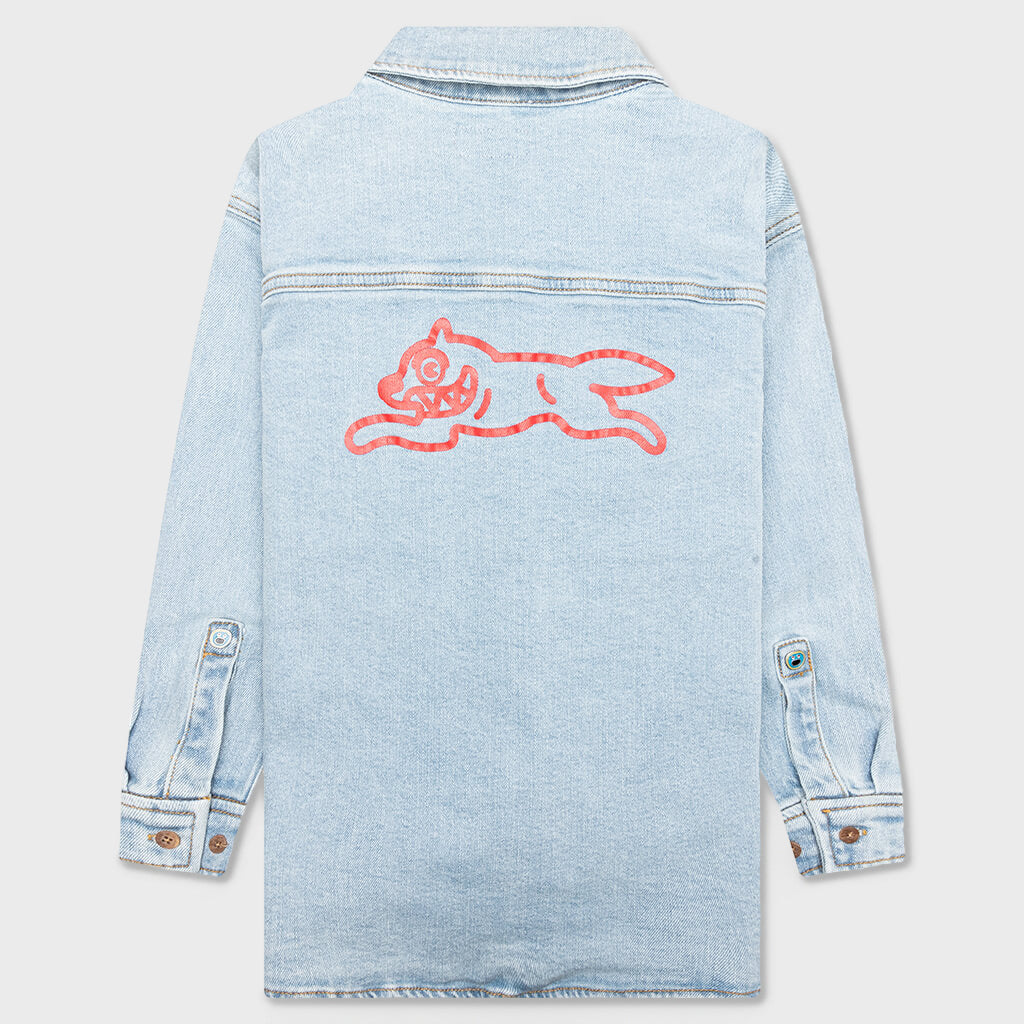 Kids Oversized Waterfall Shirt Jacket - Fresh Air