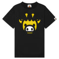 Kids Milogram Friends Tee - Black/Yellow