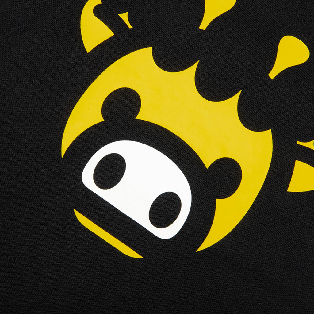 Kids Milogram Friends Tee - Black/Yellow