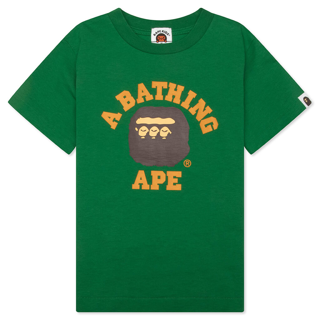 Kids Triple College Tee - Green