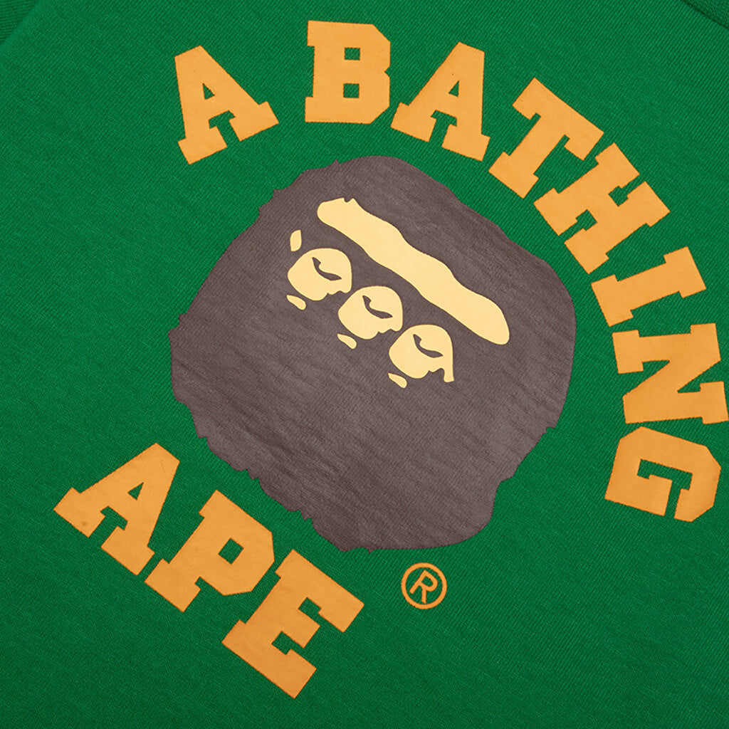 Kids Triple College Tee - Green