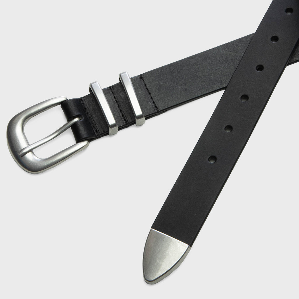 Kindness Matters Leather Belt - Black