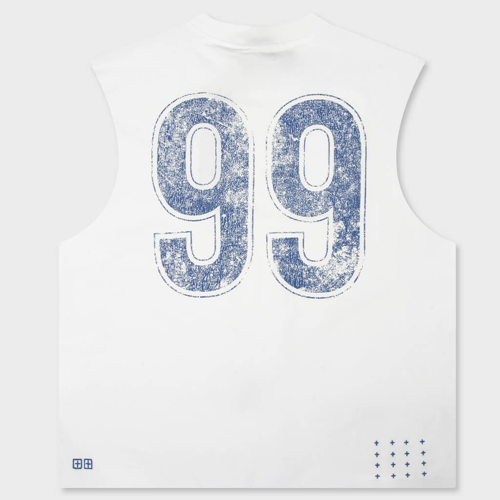 Klasse Ekcess Cut Off Tank - Tru White