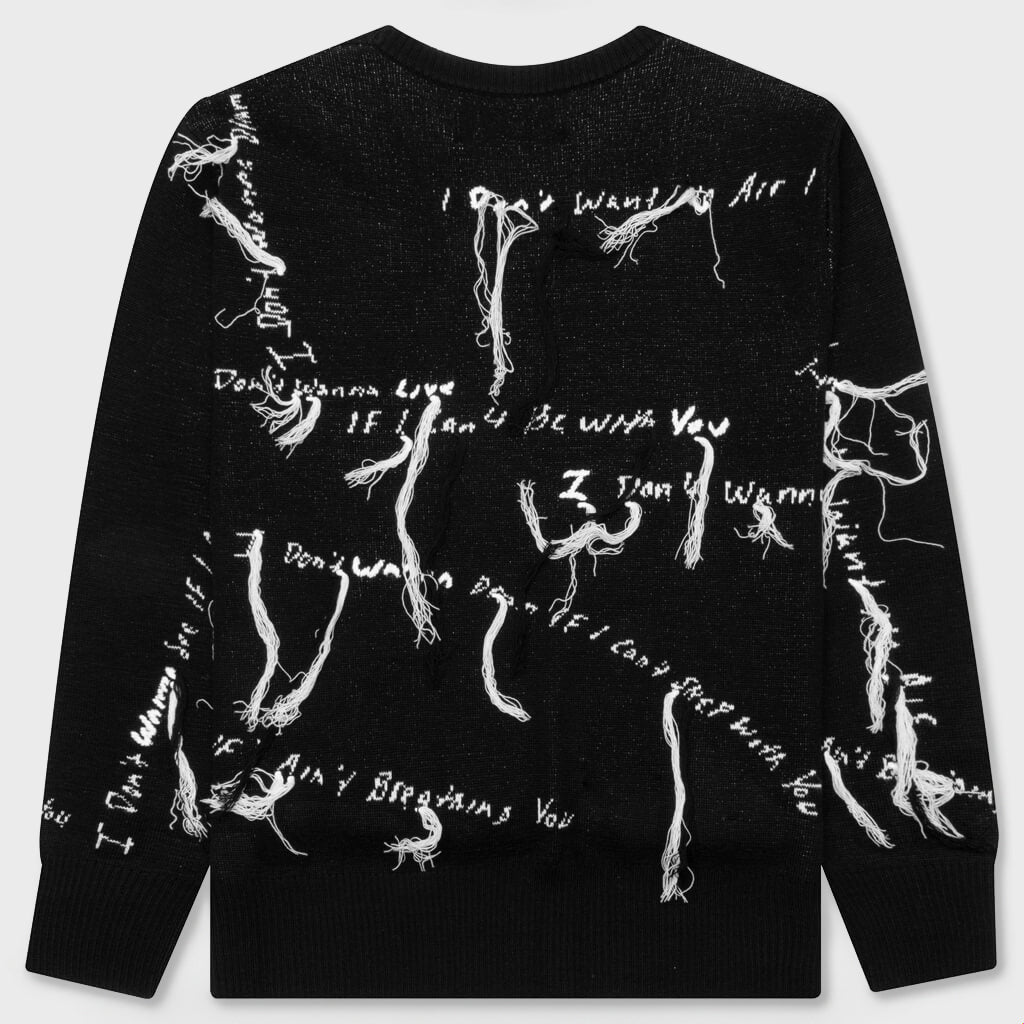 Knit Lyric Crewneck - Black