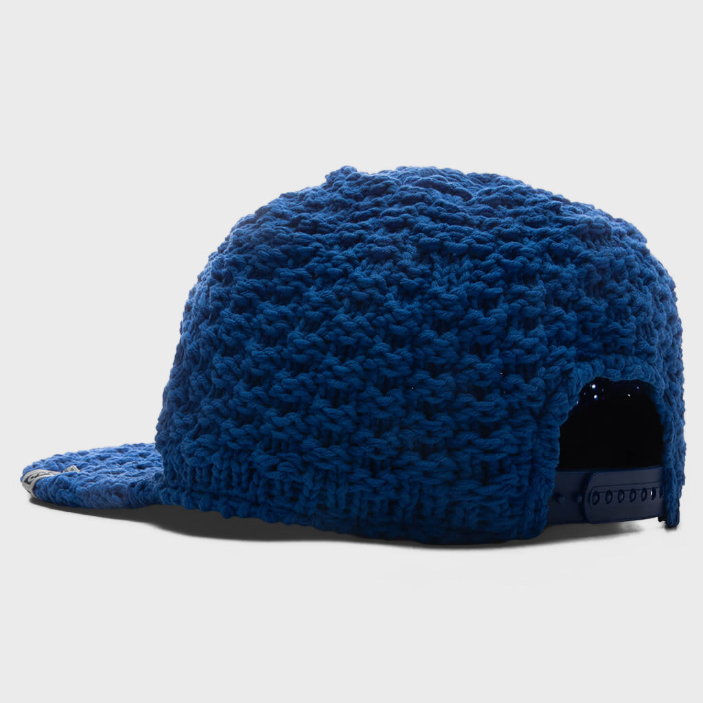 Crochet Knit Cap - Blue
