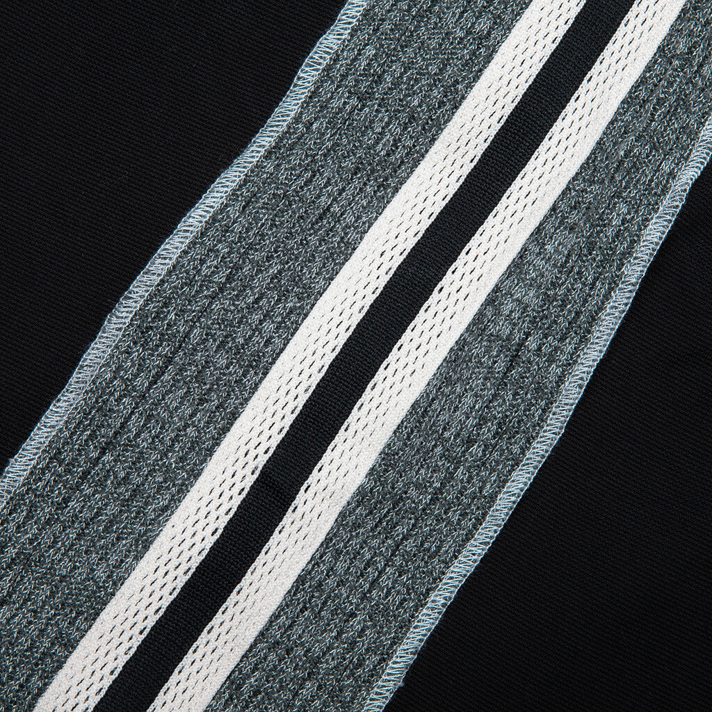 Knit Panel Pant - Black/Green