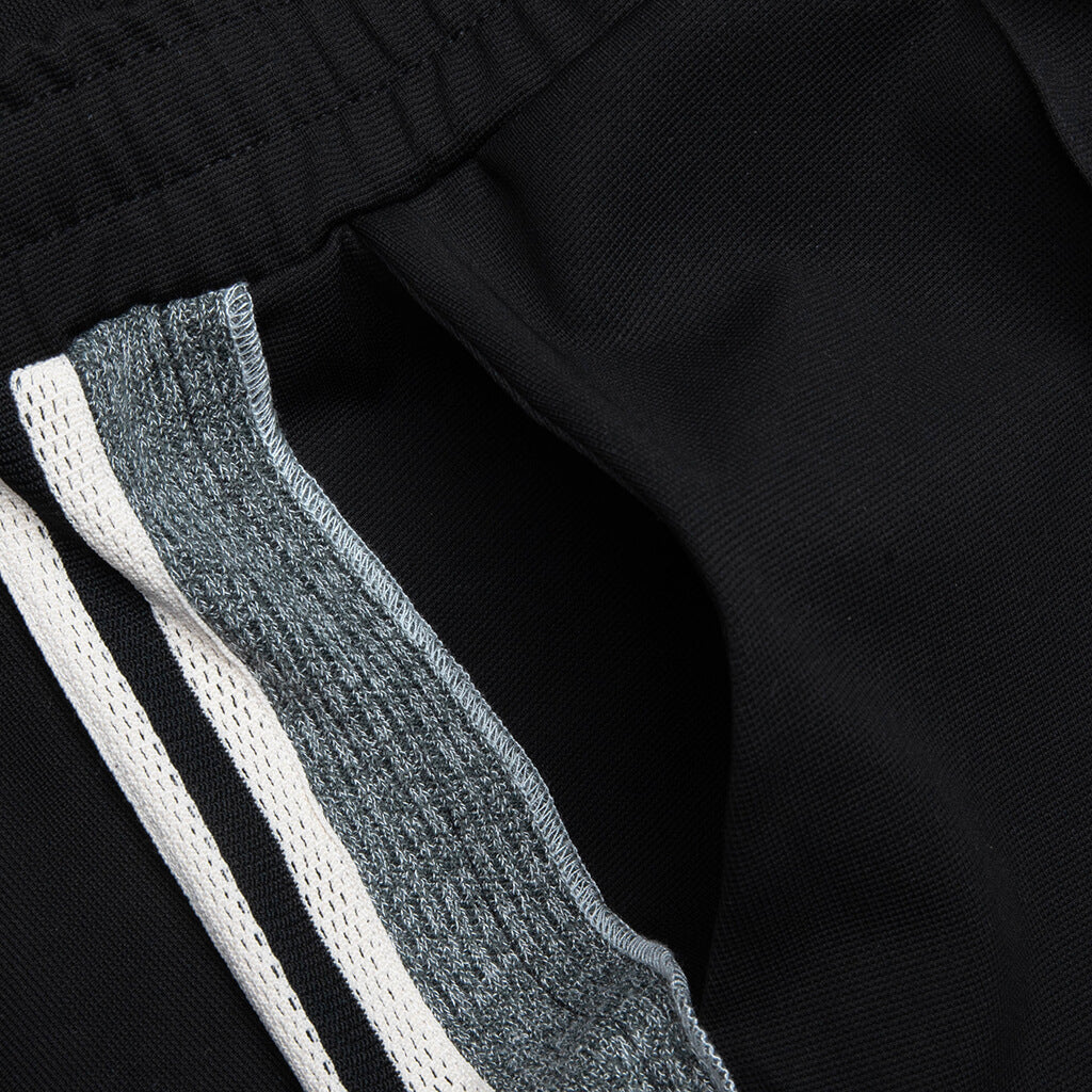 Knit Panel Shorts - Black/Green