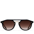 Krewe Markle Sunglasses - Black/Black Tea 18K