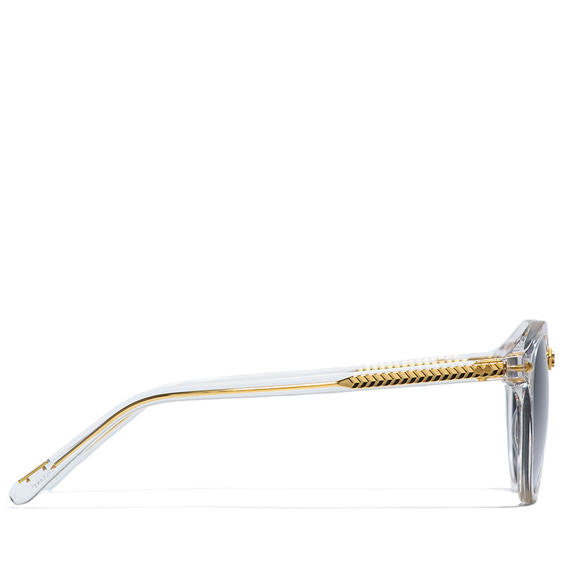 Krewe St. Louis Sunglasses - Crystal 24K Mirrored