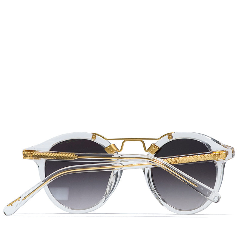 Krewe St. Louis Sunglasses - Crystal 24K Mirrored