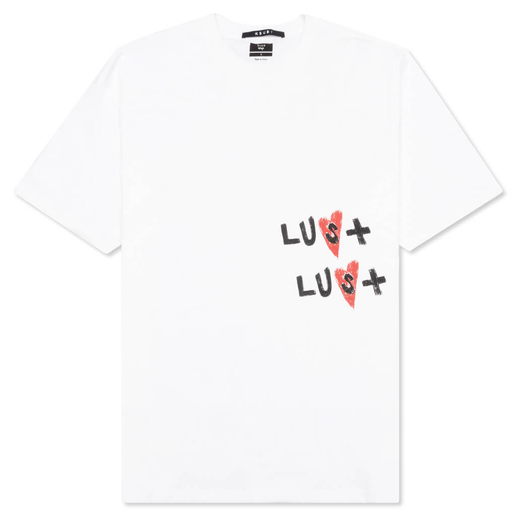 Lust Biggie S/S Tee - True White