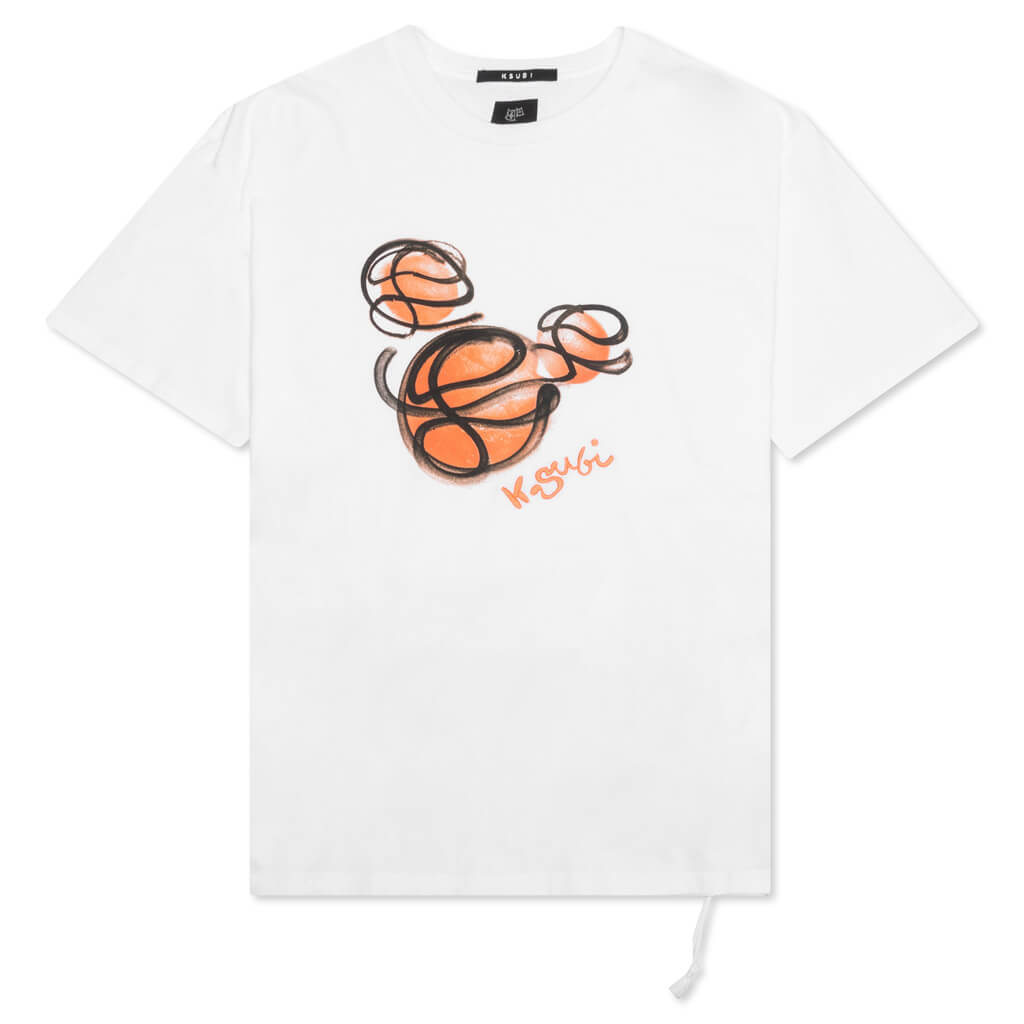 Bball Biggie S/S Tee - White