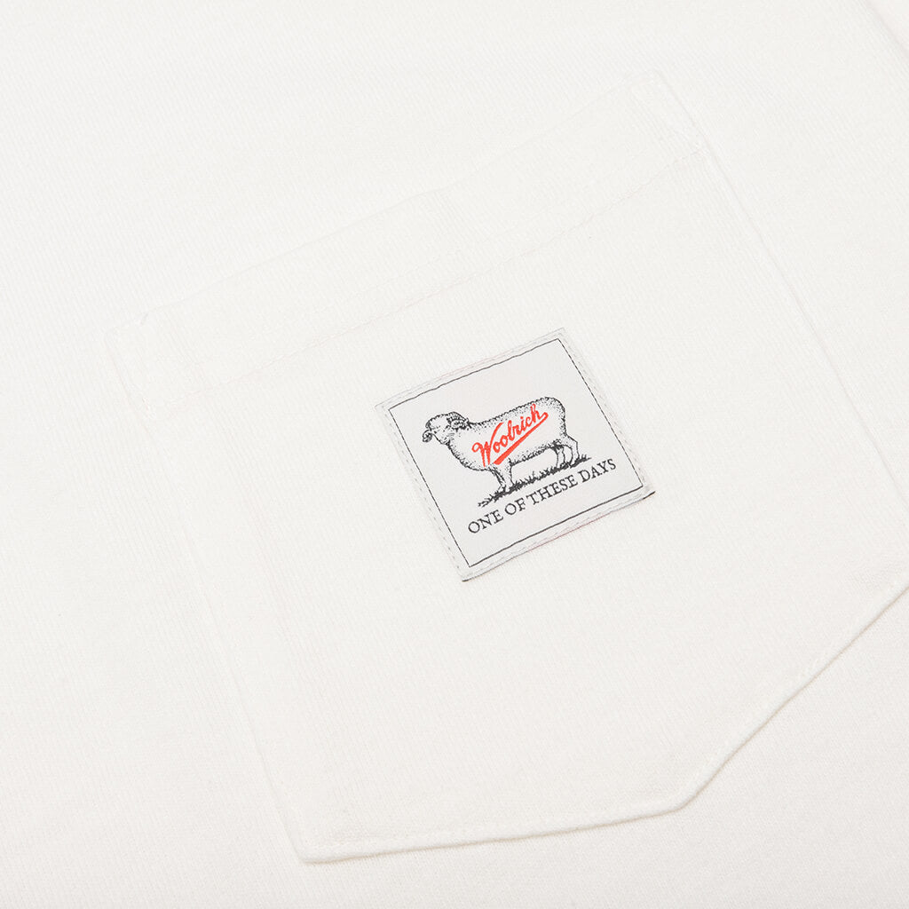 L/S Pocket Tee - Bone