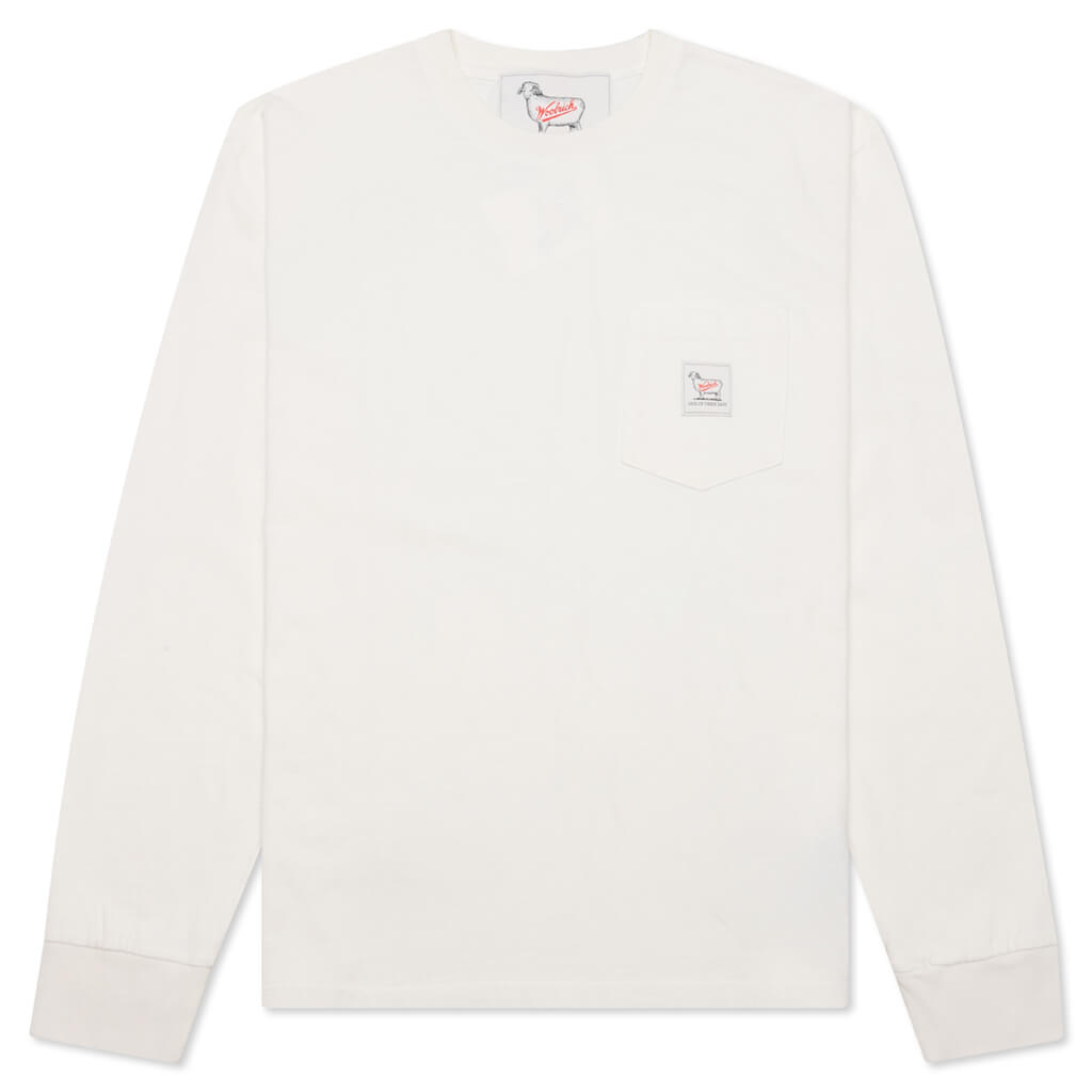 L/S Pocket Tee - Bone