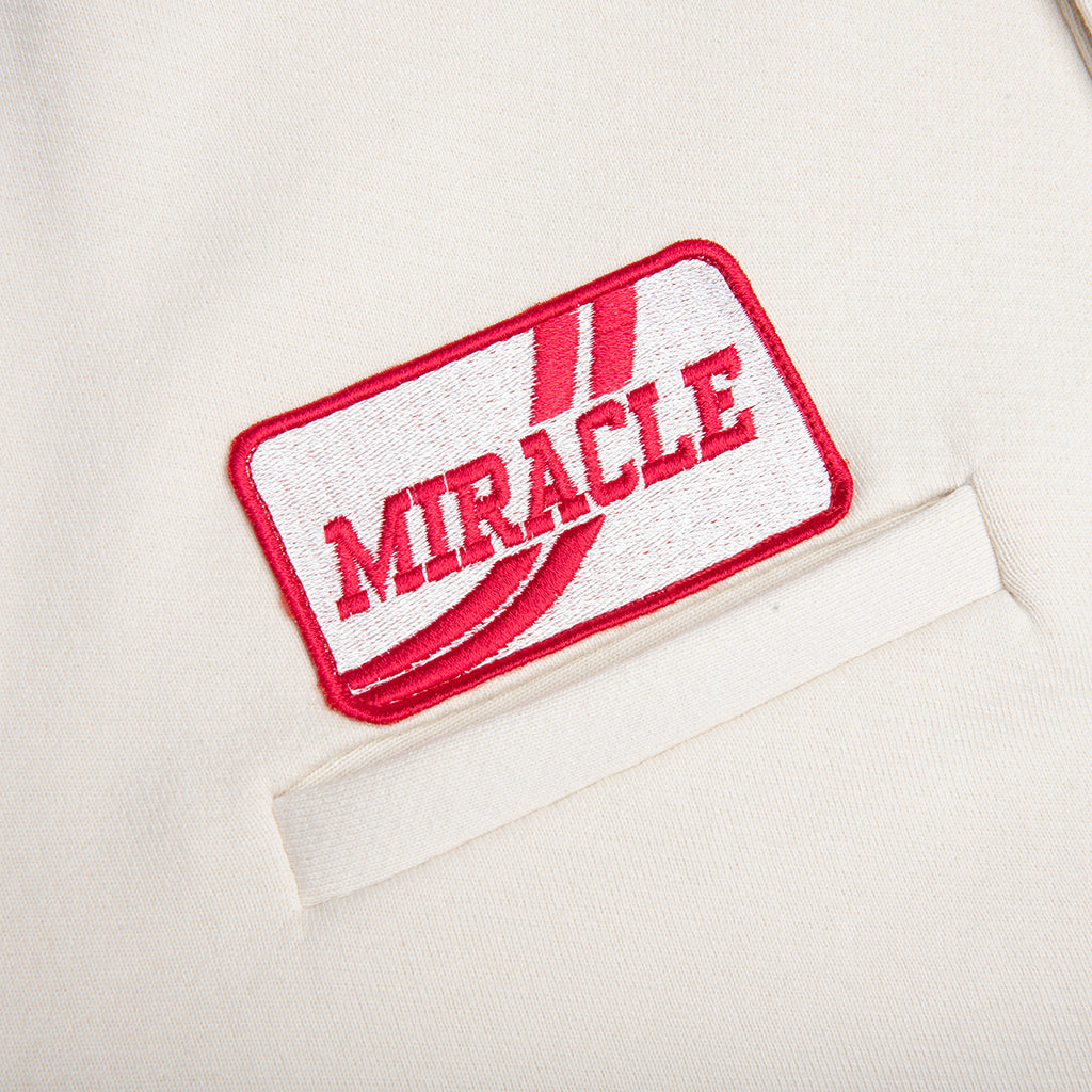 L/S Polo Henley Shirt - Egg White
