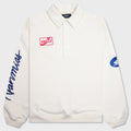 L/S Polo Henley Shirt - Egg White
