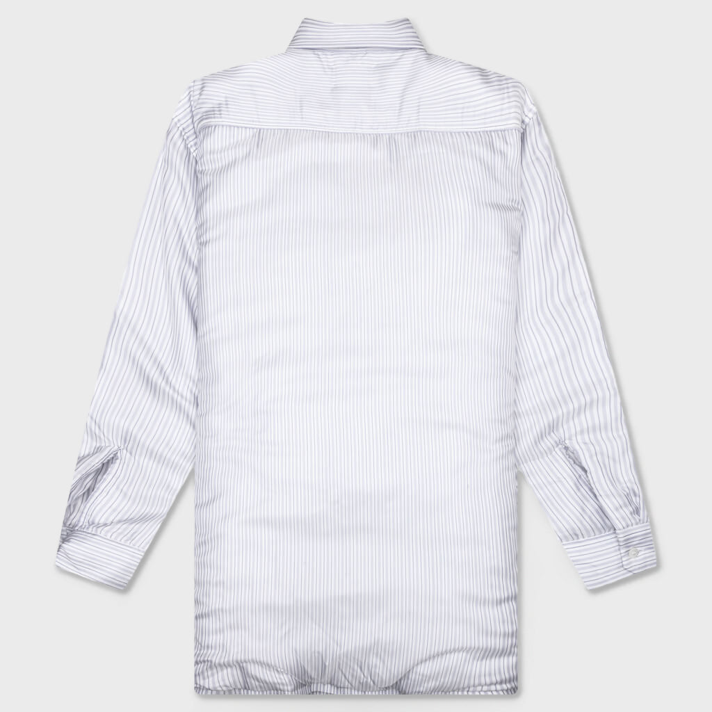 Padded Stripe L/S Shirt - Blue