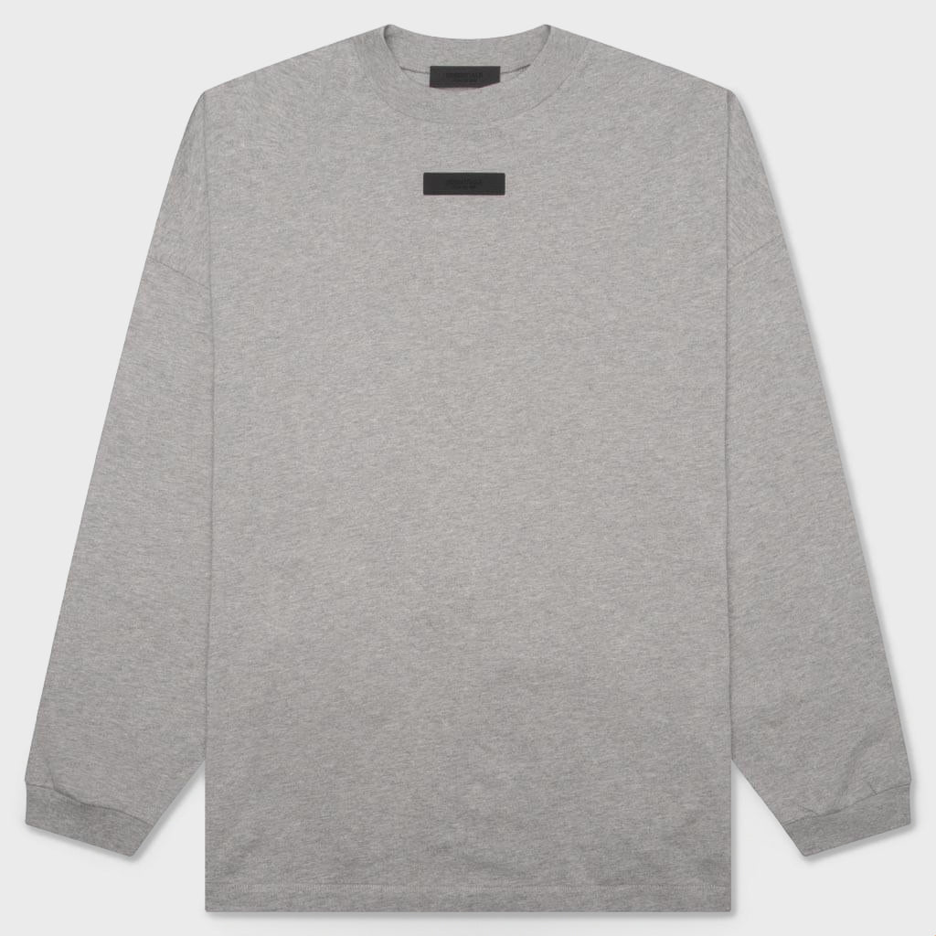L/S Tee - Dark Heather Oatmeal