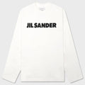 Long Sleeve Logo T-Shirt - Porcelain