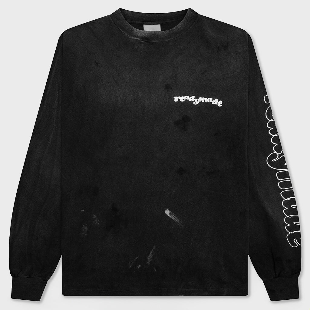 L/S T-Shirt Destruction - Black