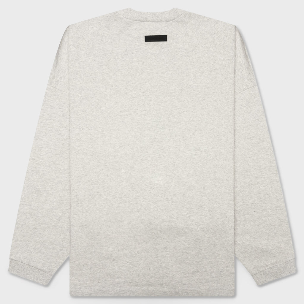 L/S T-Shirt - Light Heather Grey